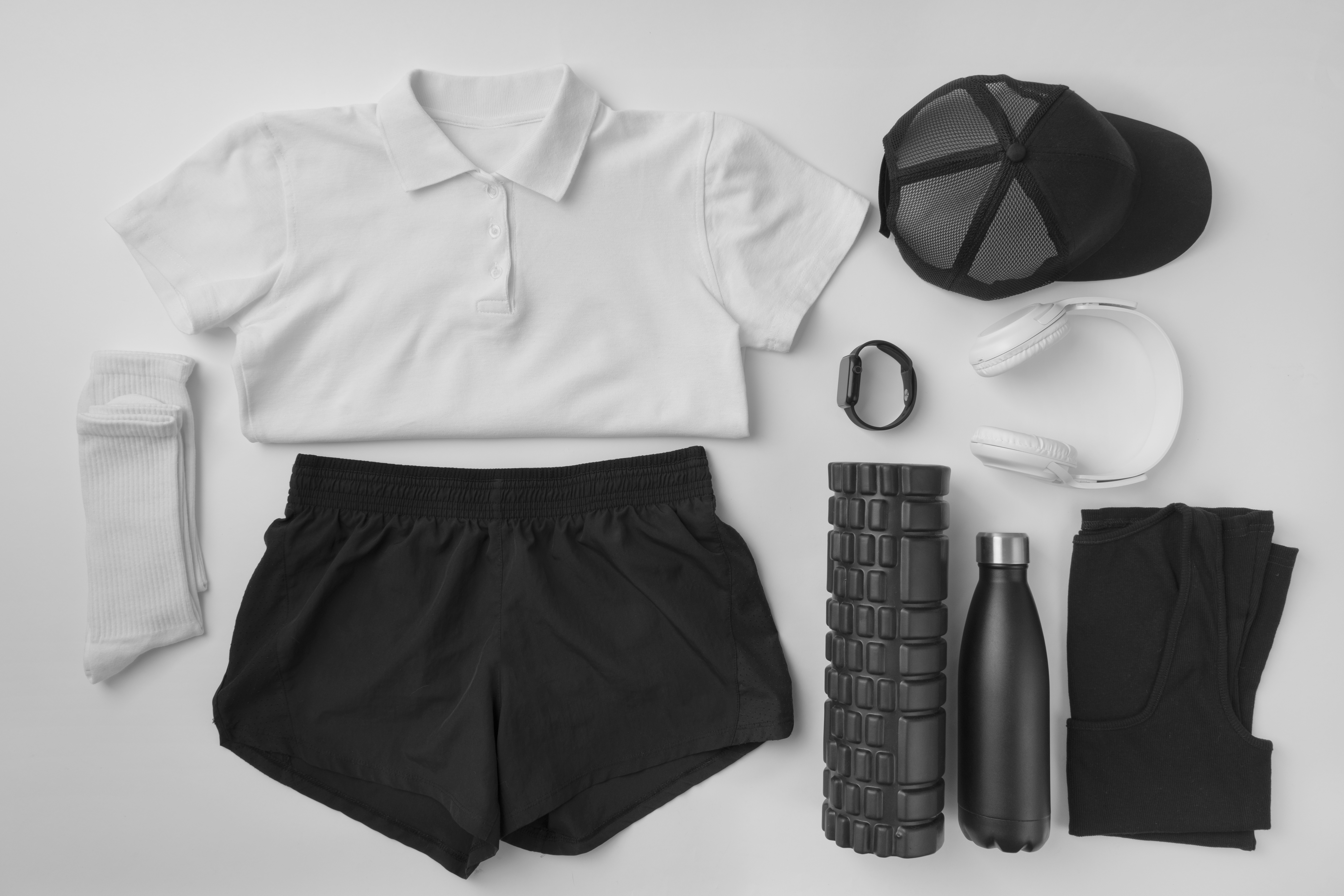 top-view-composition-with-neatly-arranged-organized-sport-items