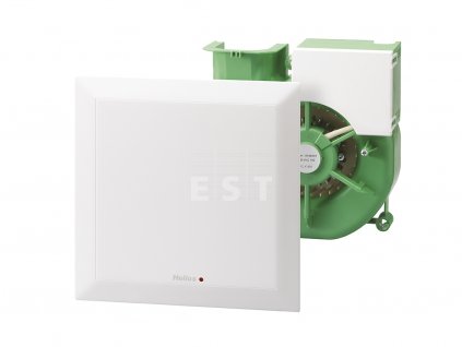 Tichý ventilátor do koupelny Helios ELS-VNC 60 - s kódovaným doběhem a interval. provozem, jednorychlostní 60 m3/h (8143)