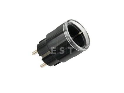 Shelly Plug S Gen3 Black Inteligentná zásuvka, čierna