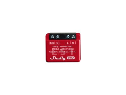 Shelly 1PM Mini Gen3 spínací modul