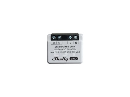 Shelly PM Mini Gen3 modul merania výkonu