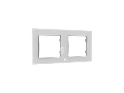 4092 shelly wall frame 2 white ramik biela