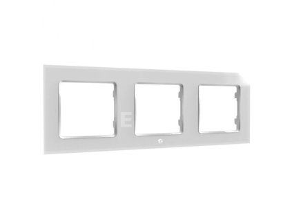 SHELLY Wall Frame 3 White Rámik, biela