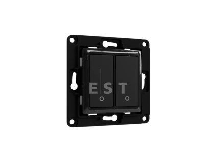 Shelly Wall Switch 2 Black, čierny