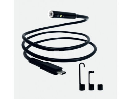 RUNPOTEC 21002 Kamerová hlava pre inšpekčnú kameru RC3, ohybná, Ø 8 mm, dĺžka 1 m