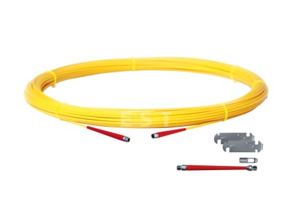 RUNPOTEC 20816 GF3 Náhradné preťahovacie pero zo skleného vlákna Ø 3 mm, dĺžka 20 m, závit RTG Ø 6 mm