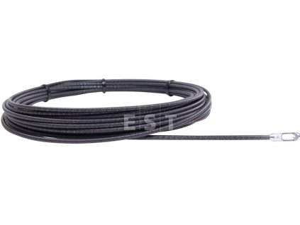 RUNPOTEC 30012 Preťahovacie pero oceľové Ø 4 mm, dĺžka 20 m, s okom