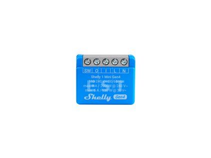 6360 shelly 1 mini gen4 spinaci modul 1 kanalovy max 8 a wifi bluetooth zigbee matter