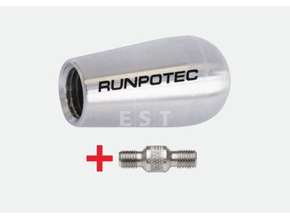 RUNPOTEC 20409 GF7.5–GF15 Vodiaca hlava Ø 20 mm, závit RTG Ø 12 mm + adaptér RTG Ø 6 mm