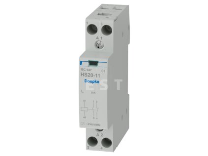 DOEPKE 09980404 Instalacny stykac HS 1 230AC 20 11 20 A 230 V AC kontakty 1x spinaci 1x rozpinaciK0003930 20 578440 1