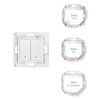 SHELLY Wall Switch 2 White Nástenný vypínač, biela