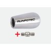 RUNPOTEC 20409 GF7.5–GF15 Vodiaca hlava Ø 20 mm, závit RTG Ø 12 mm + adaptér RTG Ø 6 mm