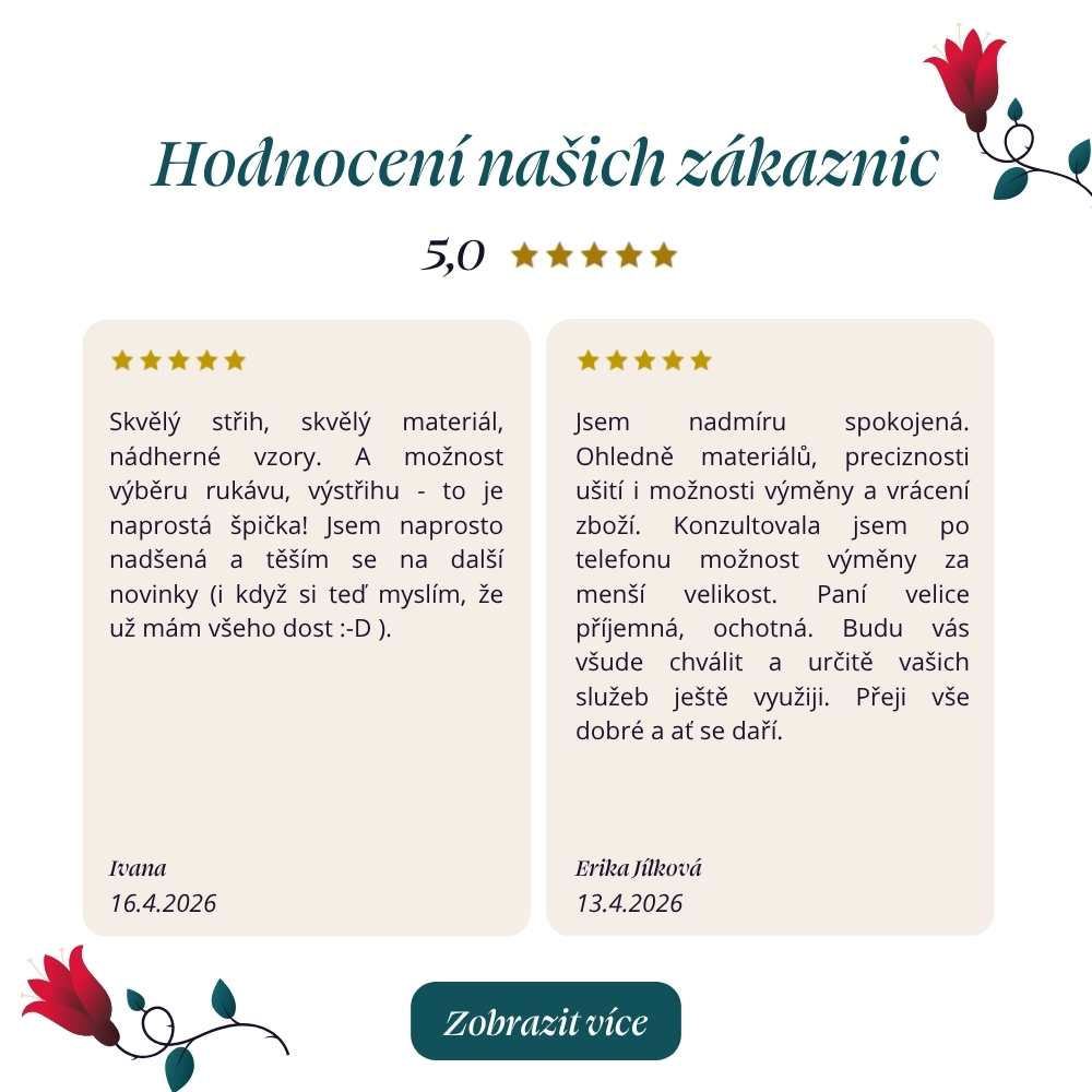 Hodnocení našich zákaznic
