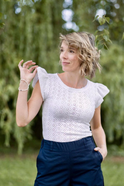 Madeirové tričko Aria - bílá - 2 týdny