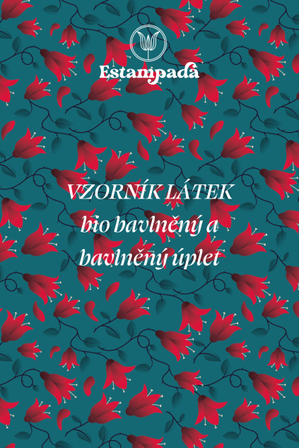 VZORNÍK LÁTEK - bio bavlněný a bavlněný úplet