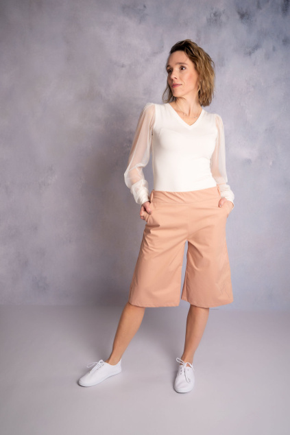 Tylové tričko Ela - smetanová - 2 týdny