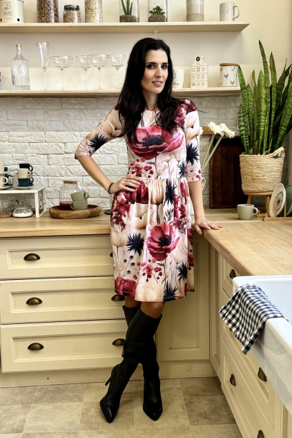 Dyzajnové šaty Klasik - Delmara - krátké / midi