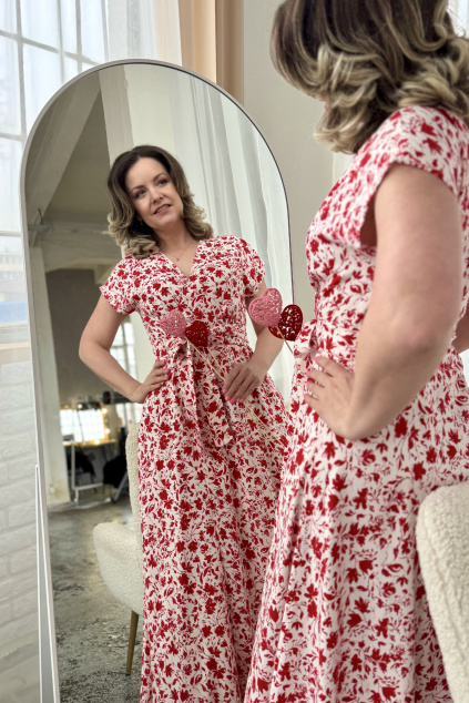 Zavinovací šaty - Valeria - bambusový popelín - 3 týdny