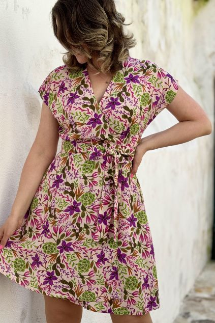 Zavinovací šaty - Elma - viskóza