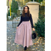 Bio bavlněná sukně Tamaria lila předobjednávky (2)