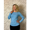 Bio bavlněné tričko Grace - baby blue