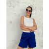 Bio bavlněné kraťasy - kobaltová