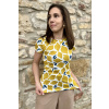 Dyzajnové tričko Klasik - Citronella - žlutá - vel. XXS - skladem