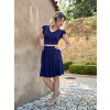 Madeirové šaty Aria - námořnická modrá - krátké / midi