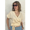 Tencelový zavinovací top smetanový výběr rukávu expres (10)2