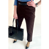 Manšestrové kalhoty Lina - hnědá - vel. M - skladem