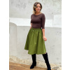 Bio bavlněná sukně Tamaria khaki (5)