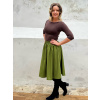 Bio bavlněná sukně Tamaria khaki (1)