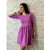 Bavlněné šaty Klasik - tmavší růžová - krátké 95 cm - vel. L - skladem
