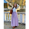 Bio bavlněná sukně Tamaria lila předobjednávky (8)