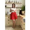 Bavlněná áčková sukně - Tamaria - červená