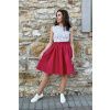 Bavlněná áčková sukně - Tamaria - magenta - 2T
