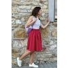 Bavlněná áčková sukně - Tamaria - magenta - 2T