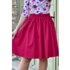 Bavlněná áčková sukně - Tamaria - magenta