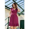 Tencelové šaty Aria Stripes 2P - cherry - krátké