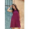 Áčkové tencelové šaty Stripes - cherry - krátké