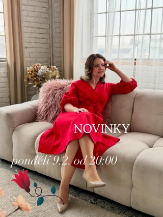 ♥️ Červená kam se podíváš 🎈 z nového strečového materiálu jsme si pro vás kromě kalhot, připravily i sukně a šaty....