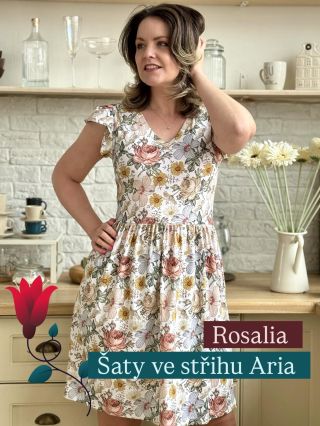 🌸 ROSALIA 🌸 Vzor, do kterého se zamilujete… ale možná si hned řeknete: „Já šaty moc nenosím. “ „Bez rukávů bych si je...