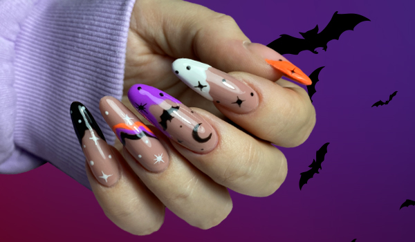 Spooktober 2022 je tady! Přinášíme děsivý nail art i rady, jak ho docílit!