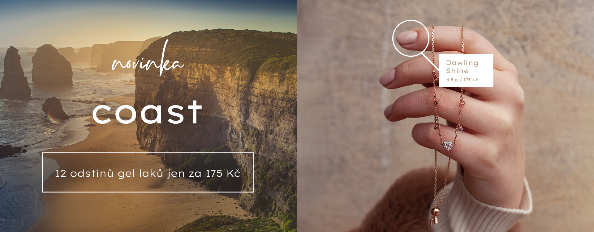 Gel laky z řady Coast