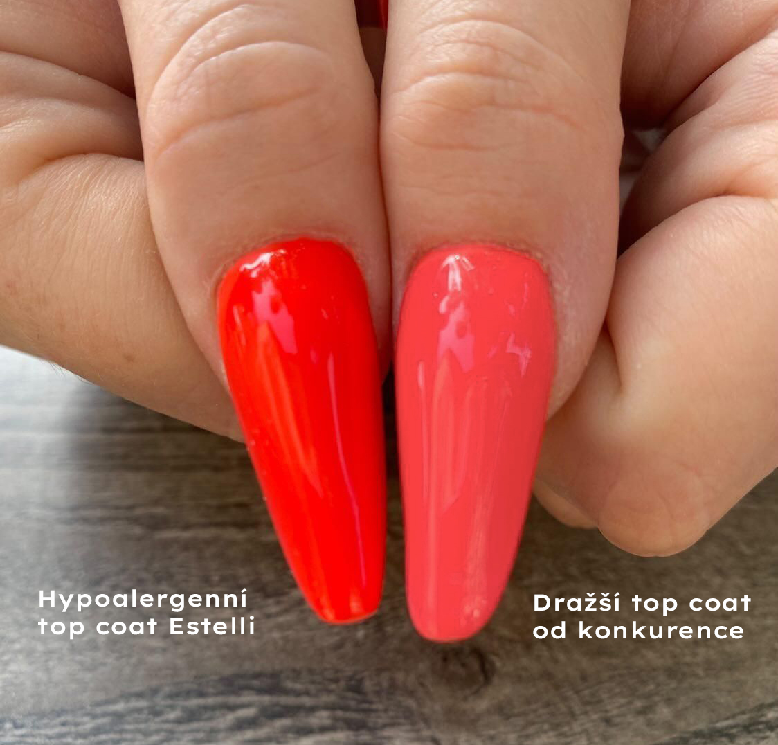 top coat gel lak uv zareni srovnani