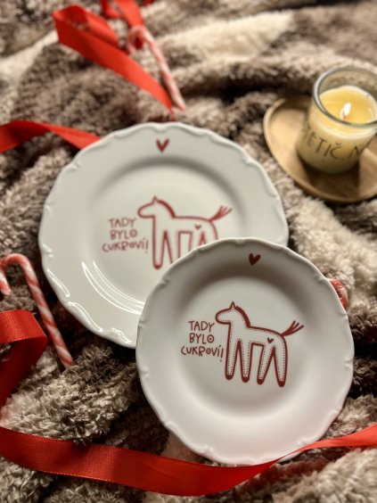 Vánoční dezertní talíř