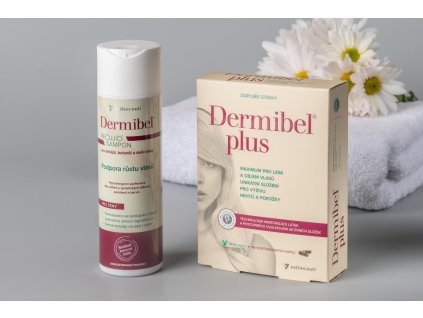 Balíček Dermibel® Šampon + 60 vegetariánských kapslí