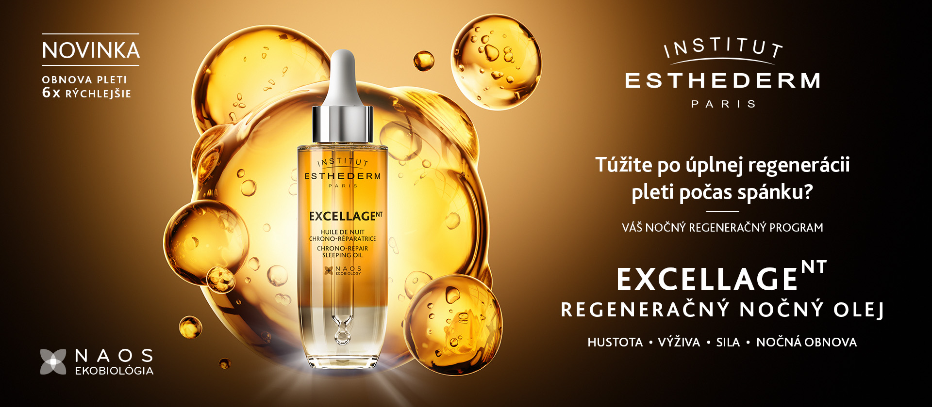 Nočný regeneračný olej Excellage