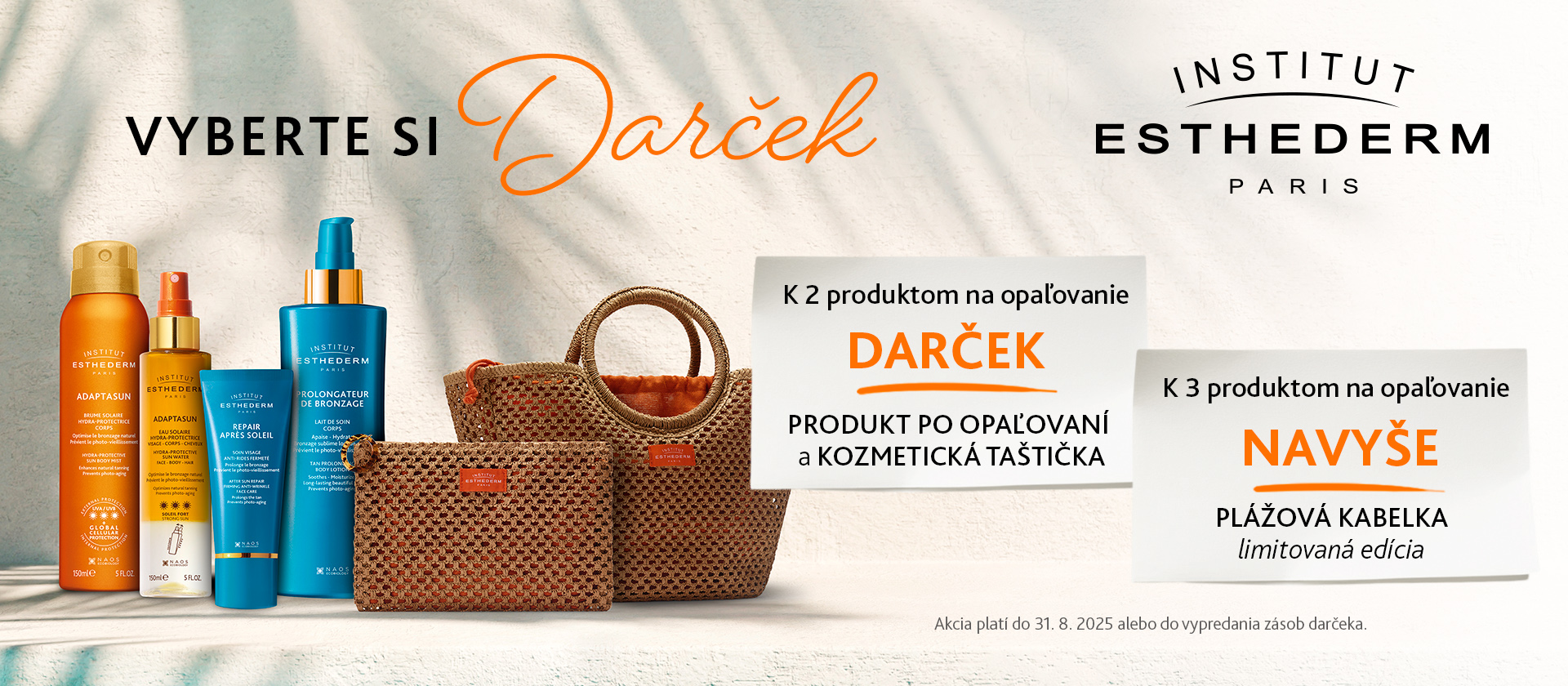 Vyberte si darček k nákupu SUN CARE produktov