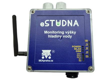 eSTUDNA2 (více variant) - online Wi-Fi hlídání hladiny, 1 výstup